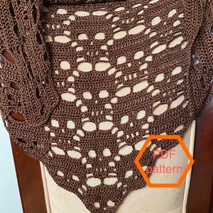 Skull Crochet Shawl Pattern: Lost Souls Cotton Wrap (PDF Pattern)