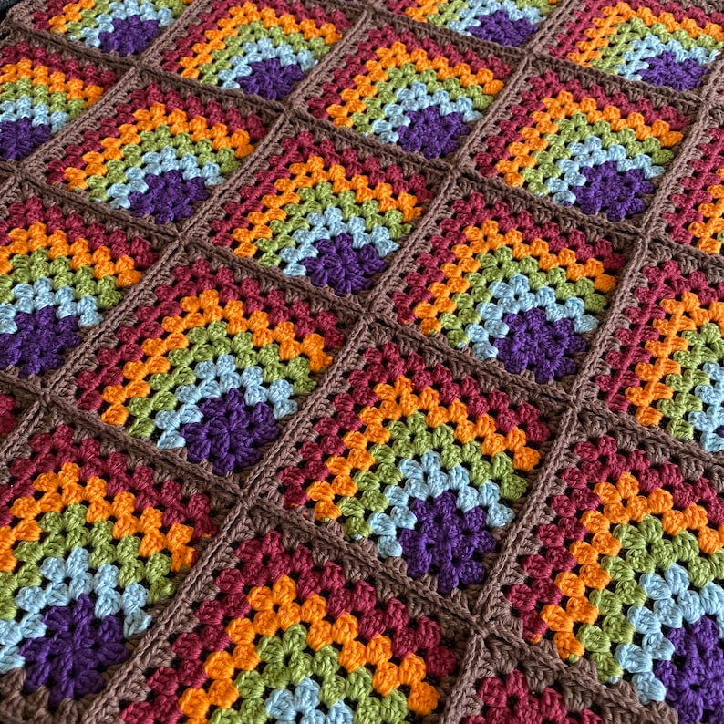 Crochet Blanket Pattern 3D Afghan Pattern Crochet Queen Size Etsy