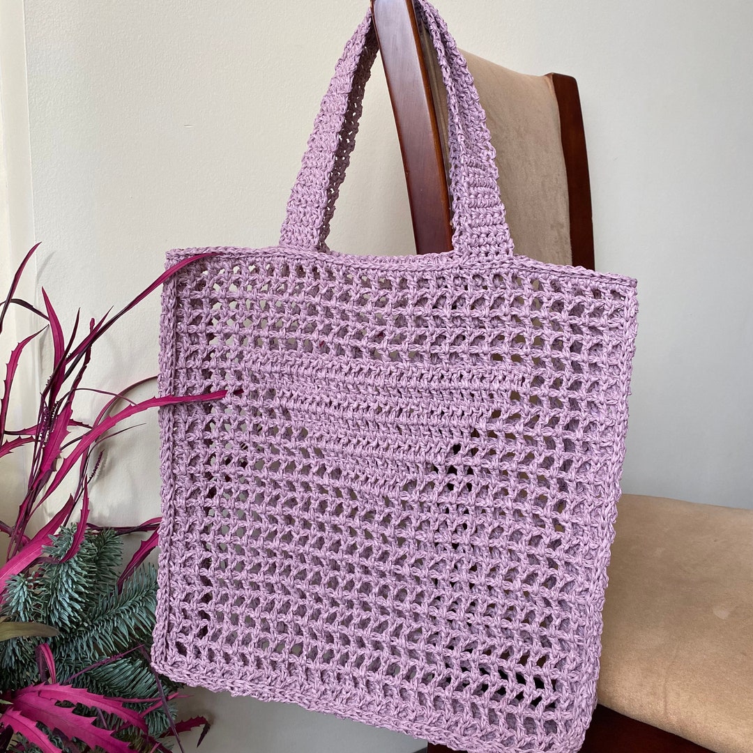 Raffia Bag Pattern Crochet Bag Pattern Crochet Patterns Bag - Etsy