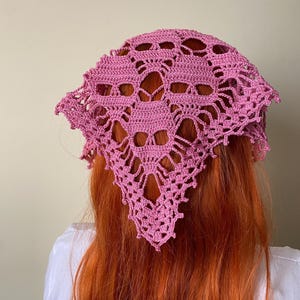 Patrón de crochet para Halloween, Patrón de chal de calavera a crochet, Patrón de chal a crochet, Patrón de chal de calavera a crochet, Chal alma perdida, Calavera a crochet imagen 10