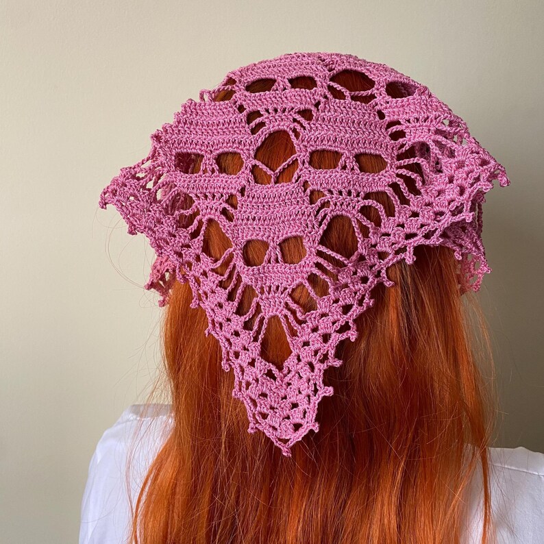 Patrón de crochet para Halloween, Patrón de chal de calavera a crochet, Patrón de chal a crochet, Patrón de chal de calavera a crochet, Chal alma perdida, Calavera a crochet imagen 10