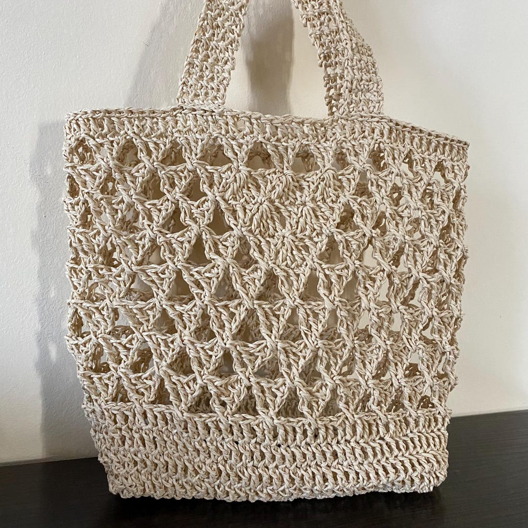 Large Raffa Bag Pattern Raffia Bag Pattern, Crochet Bag Pattern, Handbag Pattern PDF, Crochet ...