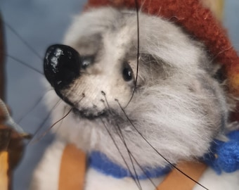Artista ouriço de pelúcia, brinquedos de pelúcia, ouriço de pelúcia Timmy, OOAK
