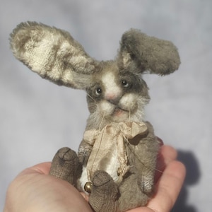 Artist teddy bunny ,  teddy toys, OOAK, teddy miniature, Blythe doll pet