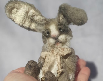 Artista Teddy Bunny: Coelho de Pelúcia em Miniatura de Viscose