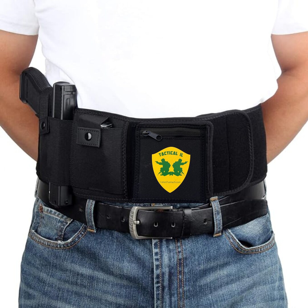 Tactical IL Belly Band Holster for Concealed Carry Athletic Flex FIT