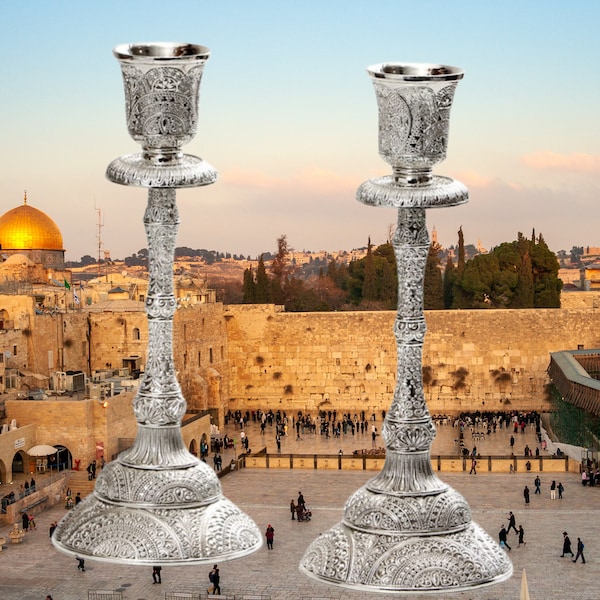 Shabbat Candle Holder Etsy