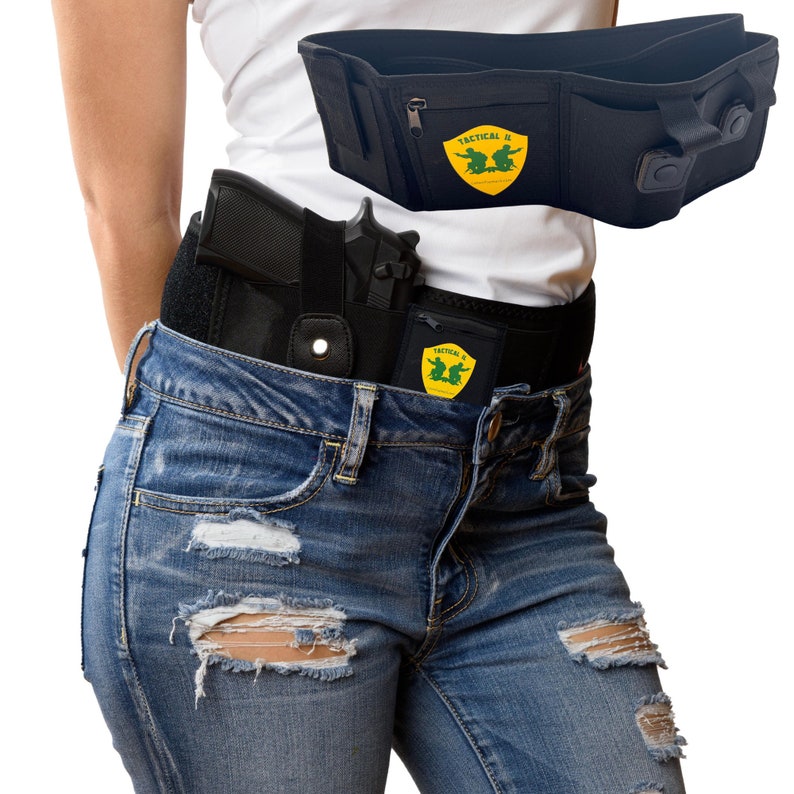 Tactical IL Belly Band Holster for Concealed Carry Athletic Flex FIT