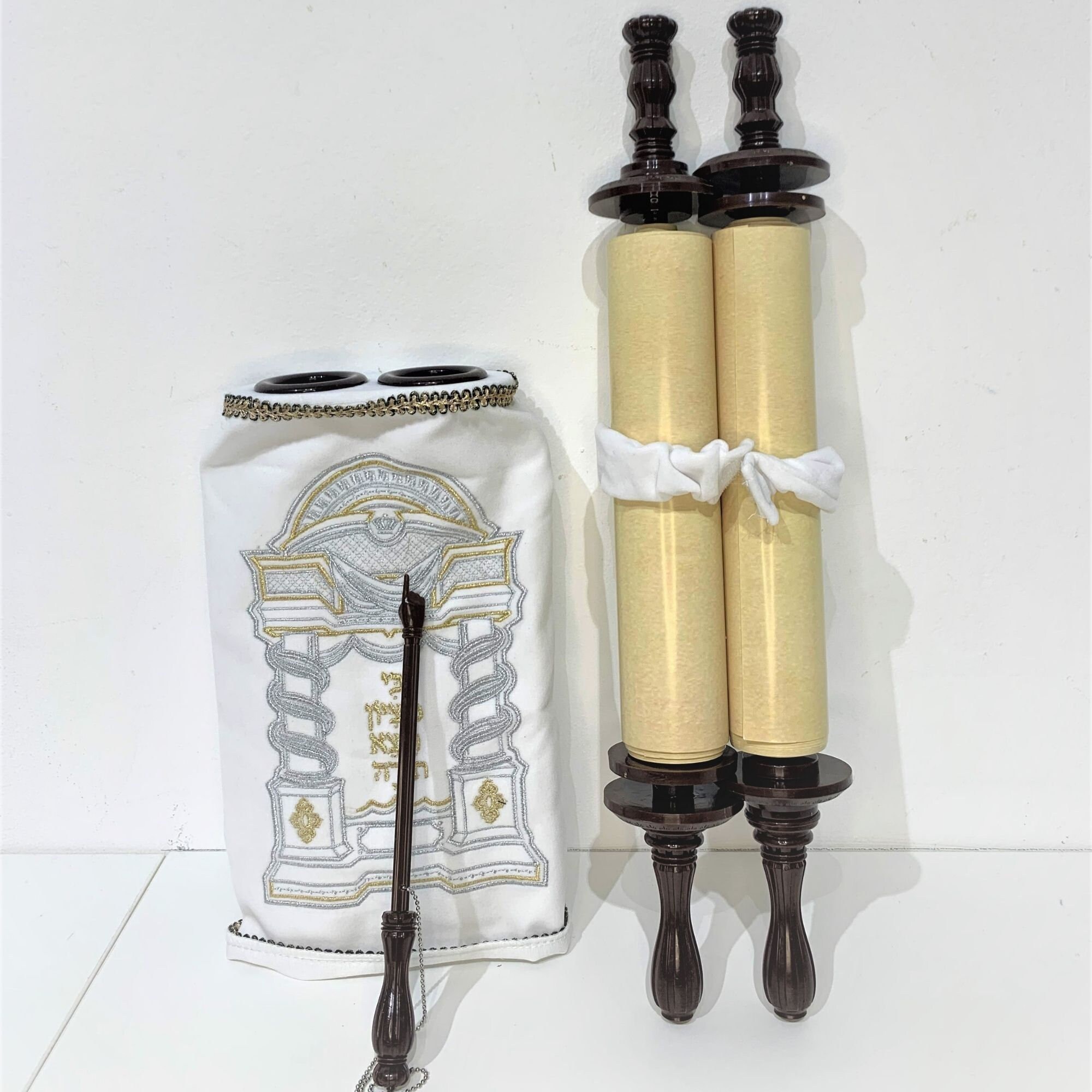 Deluxe Torah Scroll Replica - Small, Jewish Gifts from Israel