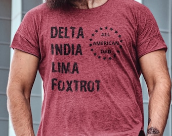 Papa Geschenk DILF TShirt Vater Tochter Ehemann, Papa Tee, Papa Shirt, Opa Bruder Sohn Schritt, Ankündigung t Schwangerschaft, amerikanischen Vater