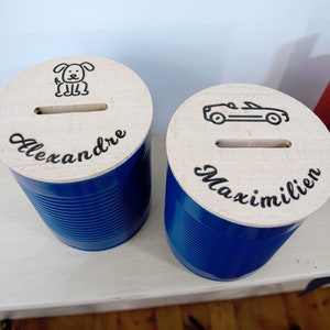 Piggy bank personalised for child, teenager or adult