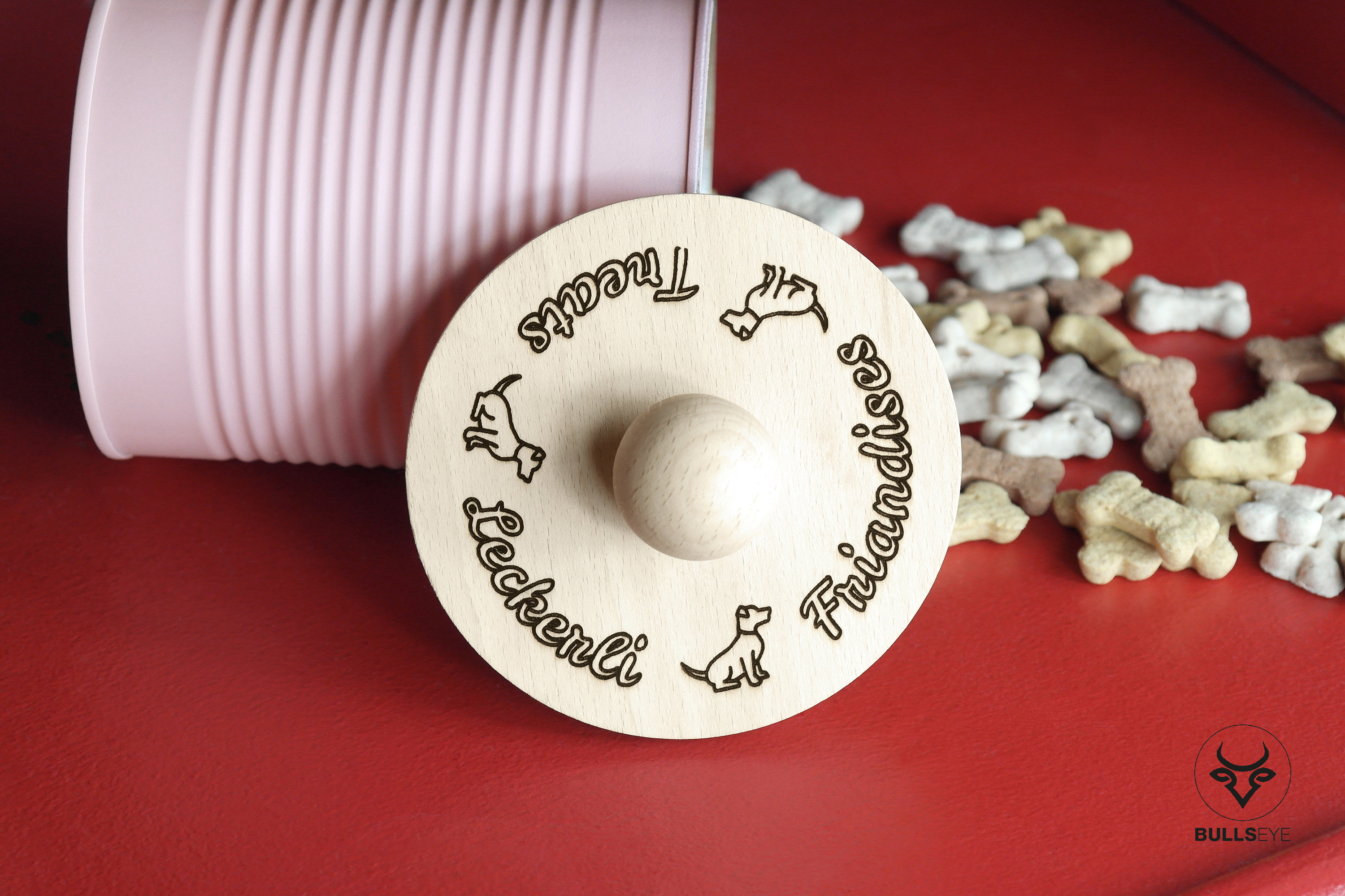 Boîte Personnalisable à Friandises ou Croquettes - Pour Chiens, Chats et Autres Animaux Domestiques