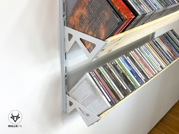Maakte zich klaar Beheer geweer Schuine wandplank voor metalen rek opslag voor cd's - Etsy België