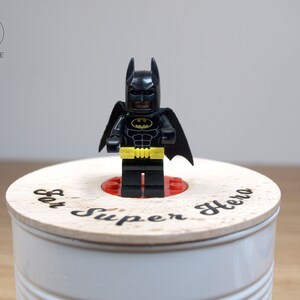 Personalized deco box for LEGO figurines Gift for LEGO lovers image 4