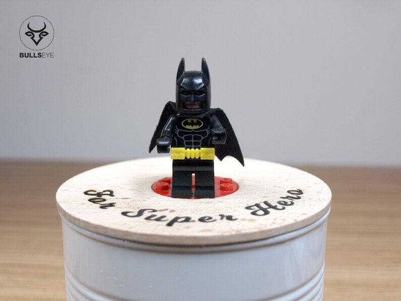Personalized deco box for LEGO figurines Gift for LEGO lovers image 4