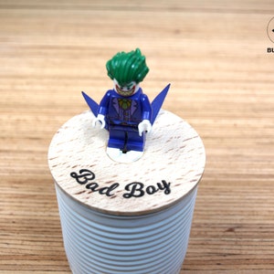 Personalized deco box for LEGO figurines Gift for LEGO lovers image 9