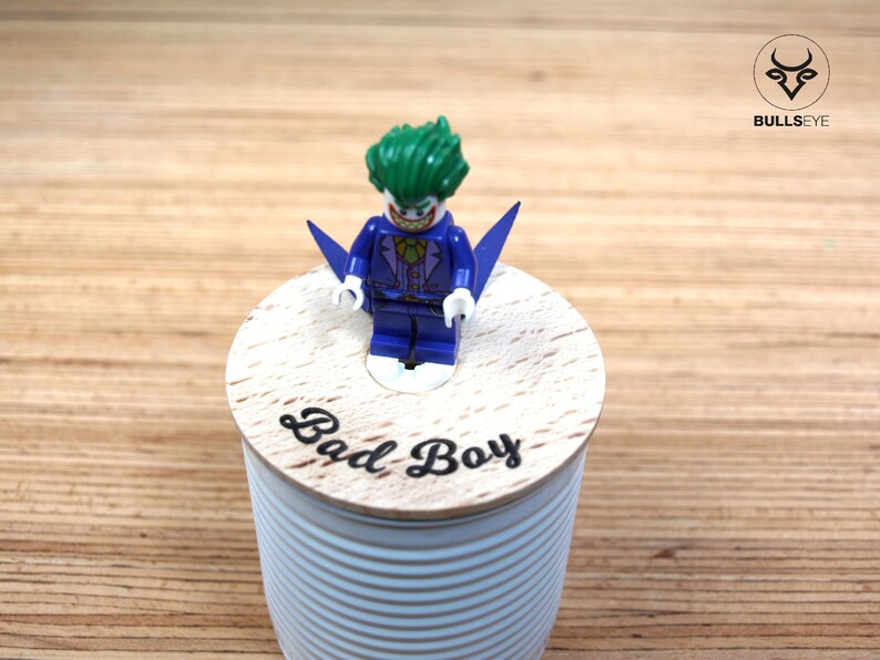 Personalized deco box for LEGO figurines Gift for LEGO lovers image 9