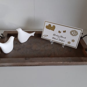 Goldene Hochzeit I Geschenkidee I Geschenk zur Goldenen Hochzeit I Karte I Geldgeschenk