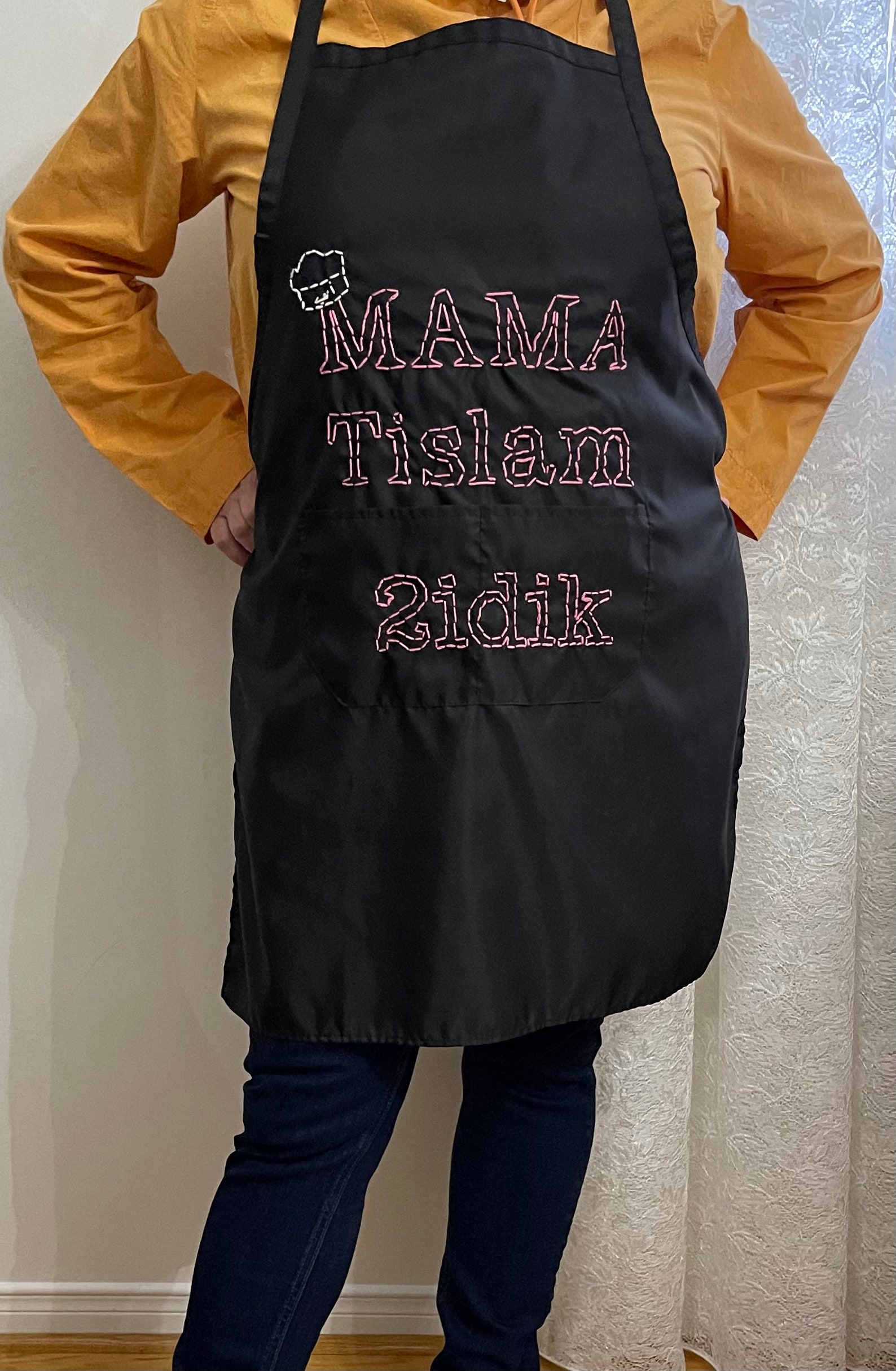 Arabic Apron Arab Apron Gift for Her Arab Mother Apron Etsy