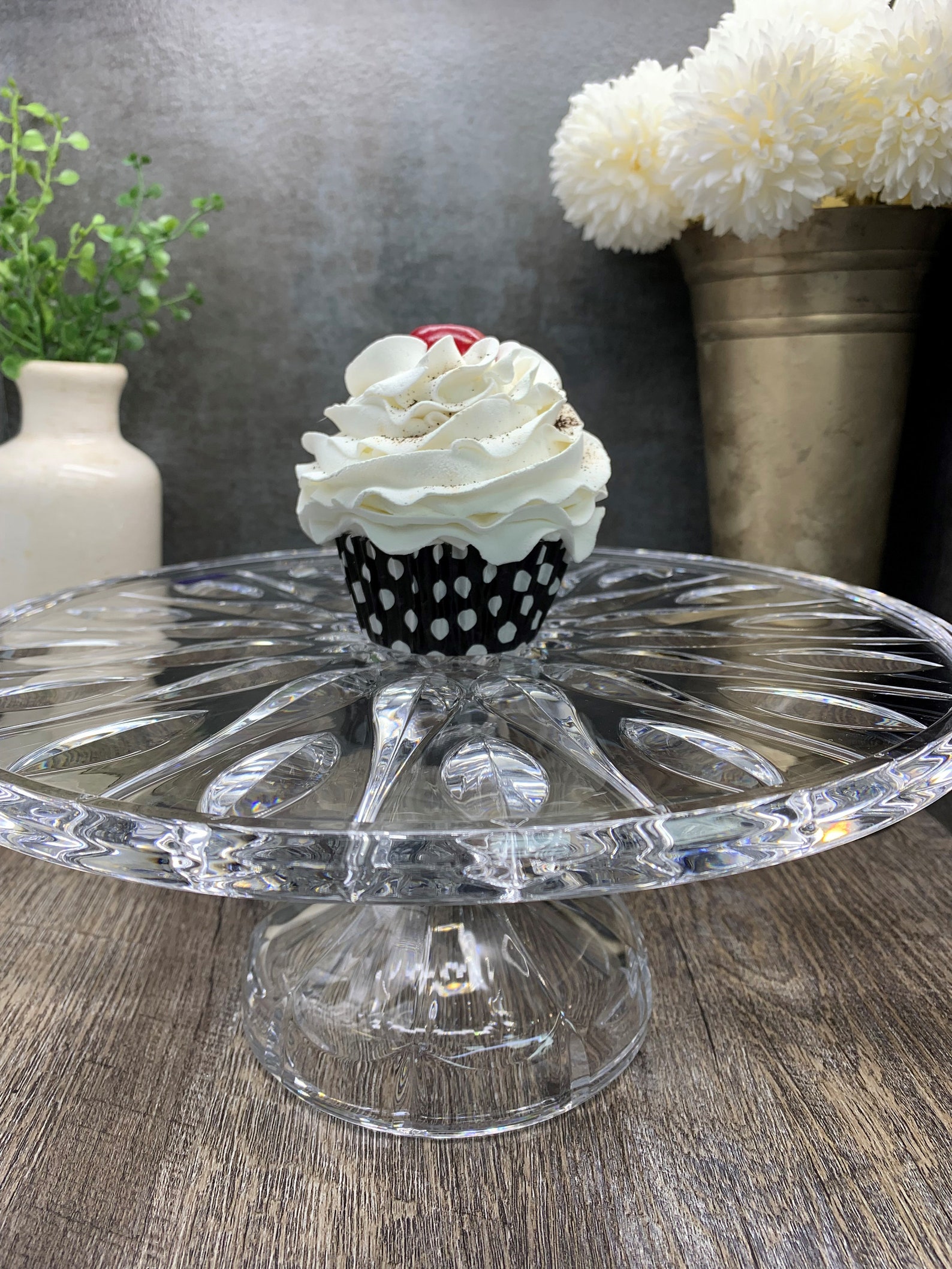 Vintage Marquis by Waterford Sheridan Crystal Cake Stand Etsy