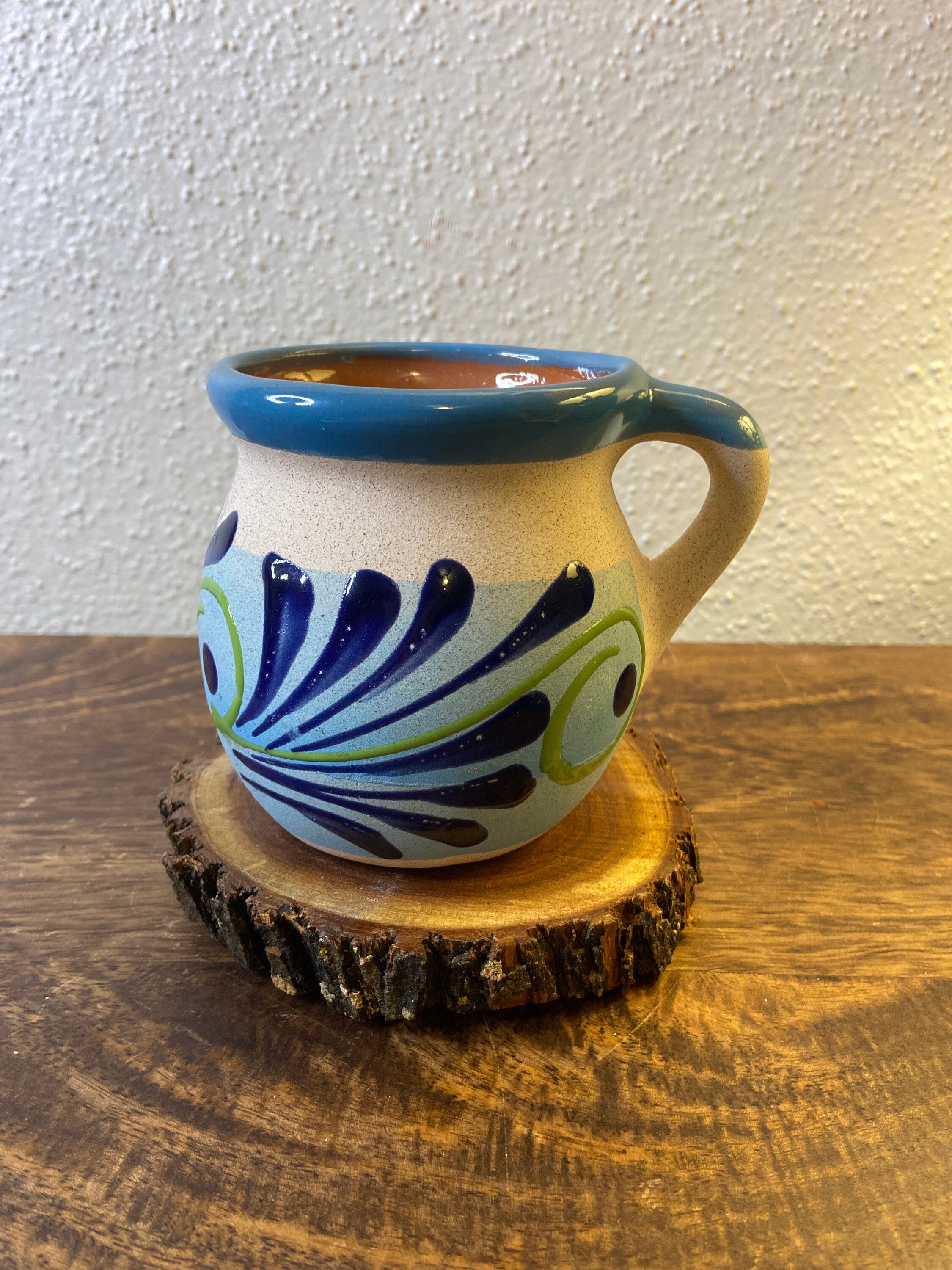 Mexican Hand Crafted & Painted Artisanal Ceramic Jarritos Mugs Etsy