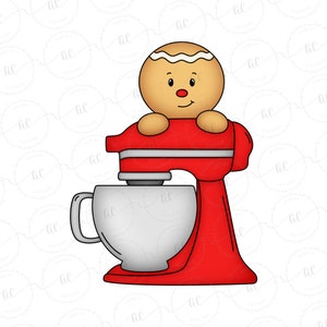 Gingerbread Mixer Cookie Cutter
