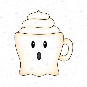 Ghost Mug Cookie Cutter