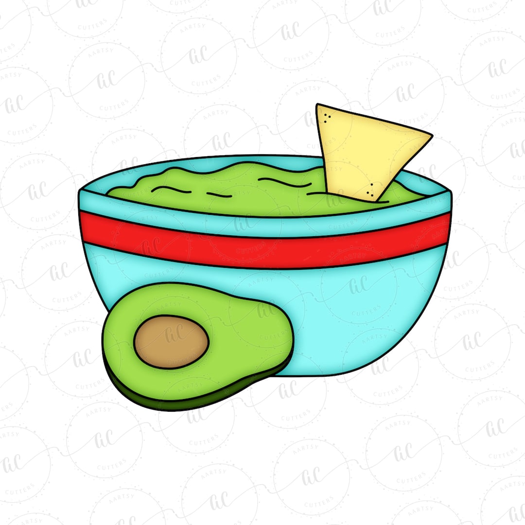 Chips and Guac Cookie Cutter Etsy