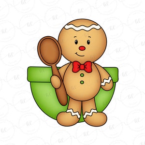 Gingerbread Mixing Bowl Cookie Cutter