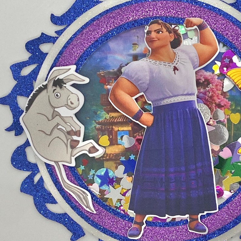 Encanto Luisa Madrigal Shaker Cake Topper Encanto Cake Etsy Australia