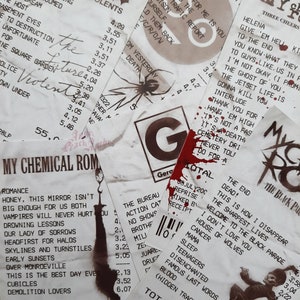 MCR RECEIPTS stickers