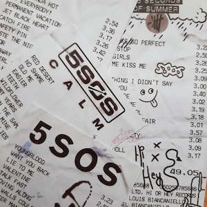 5SOS RECEIPTS stickers