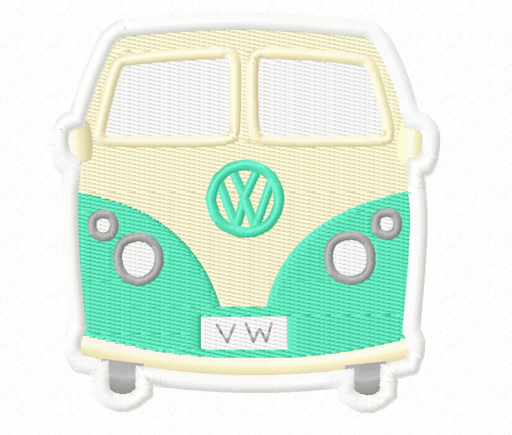 Volkswagon Bus Embroidery File VW embroidery VW Bus VW | Etsy