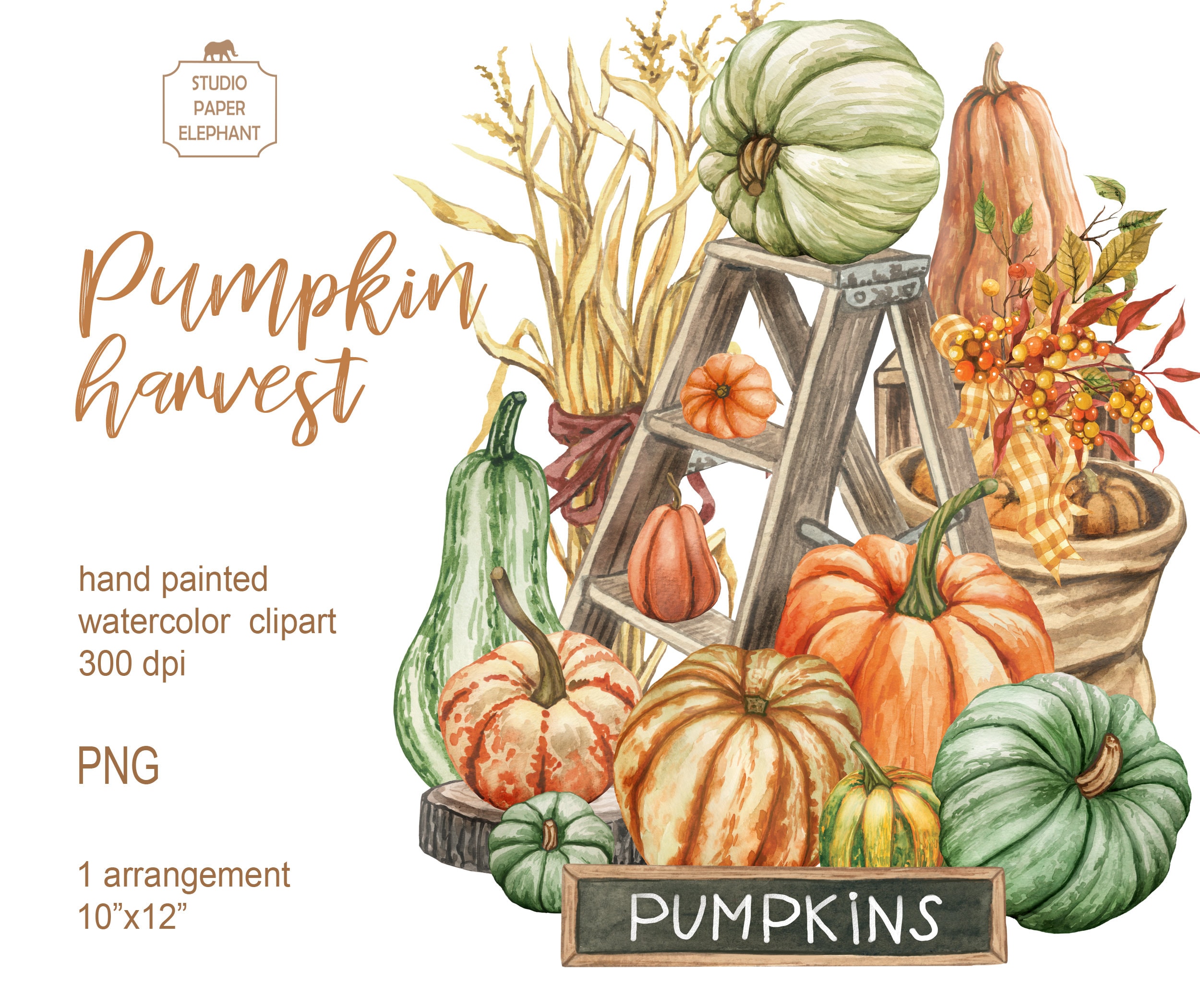 Whaline 32 Stück Gel-Aufkleber Herbst - Kürbis & Ahornblatt, Wiederverwendbar