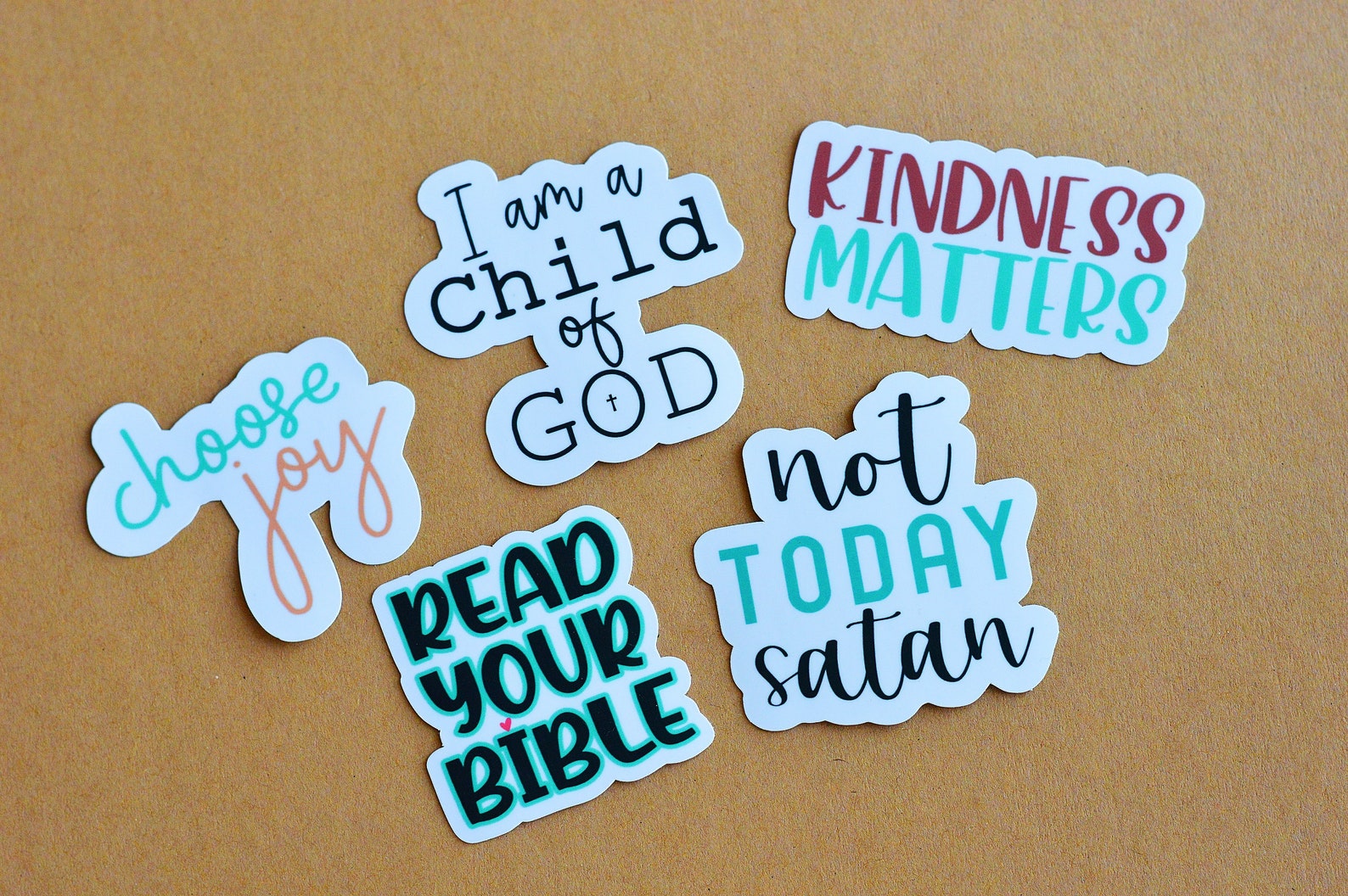 Faith Sticker Pack / Faith Bottle Sticker / Laptop Sticker / Etsy