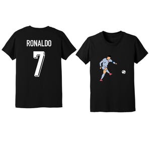 Ronaldo Kids Portugal euro 2024 Name and Number Soccer T-shirt