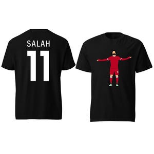 Mo Salah Liverpool 2018 Name and Number Soccer T-shirt
