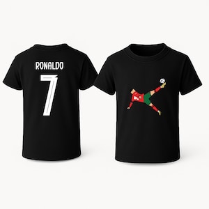 Ronaldo Kids t-shirt - Portugal 2024 Soccer shirt with Name and Number