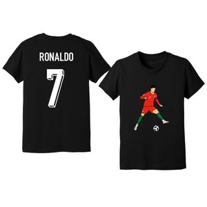 Ronaldo Kids Portugal 2018 Name and Number Soccer T-shirt