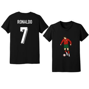 Young Ronaldo Kids Portugal Name and Number Soccer T-shirt