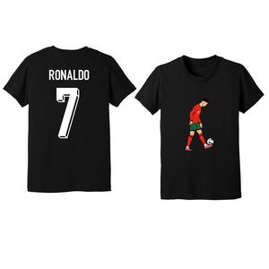 Ronaldo Kids Portugal 2024 v2 Name and Number Soccer T-shirt