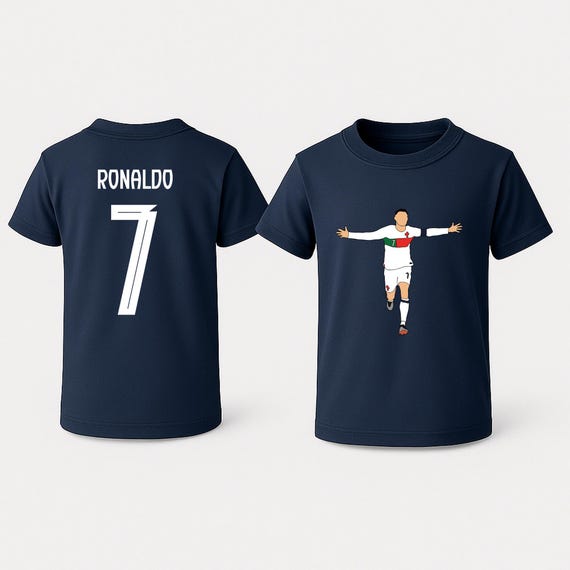 ポルトガル代表 C.RONALDO 応援プリントTシャツ ポルトガル代表 C.RONALDO 応援プリントTシャツ