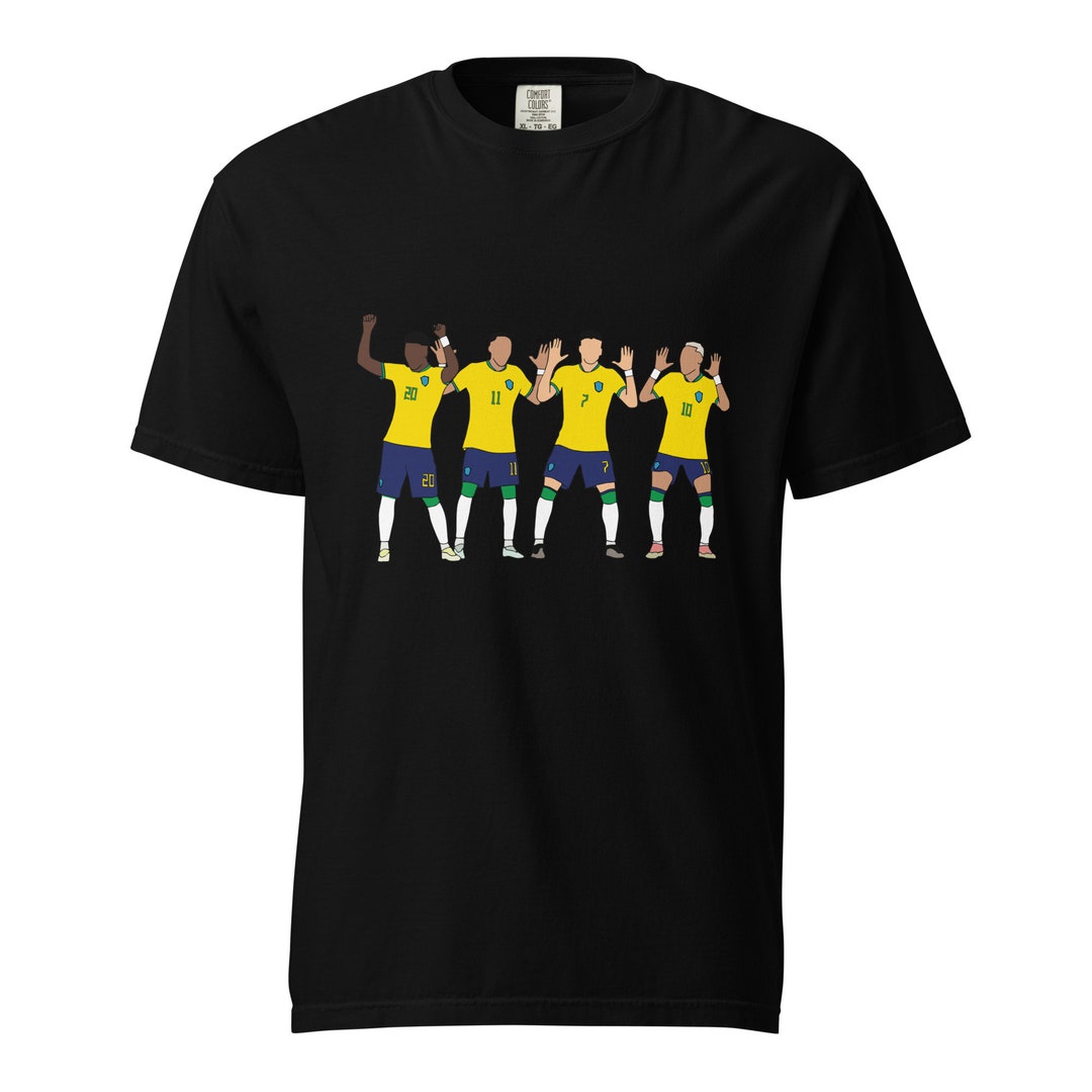 Brazil Bling Football T-Shirt