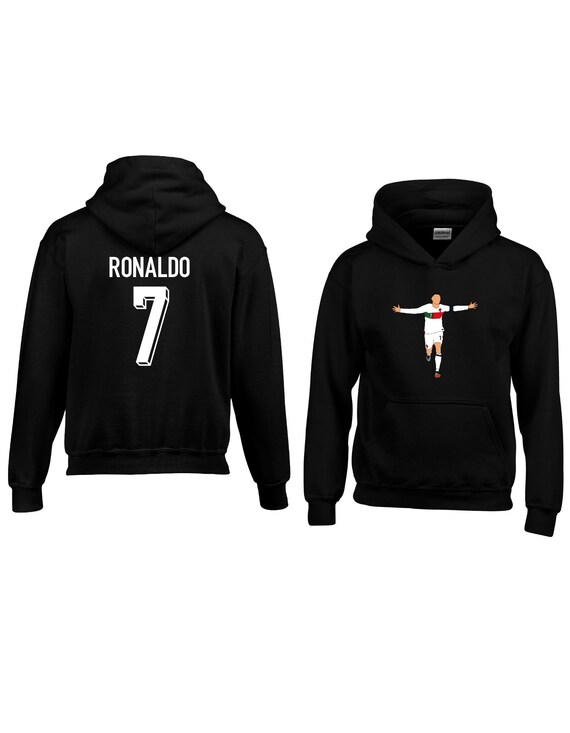 Ronaldo Kids Hoodie - Portugal 2022 Soccer Sweatshirt with Name and Number