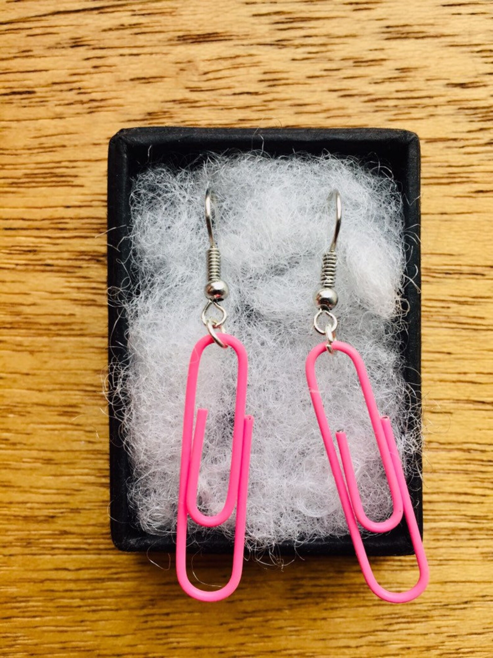 MORE COLOURS Paperclip Earrings Dangle Paperclip Colored Etsy