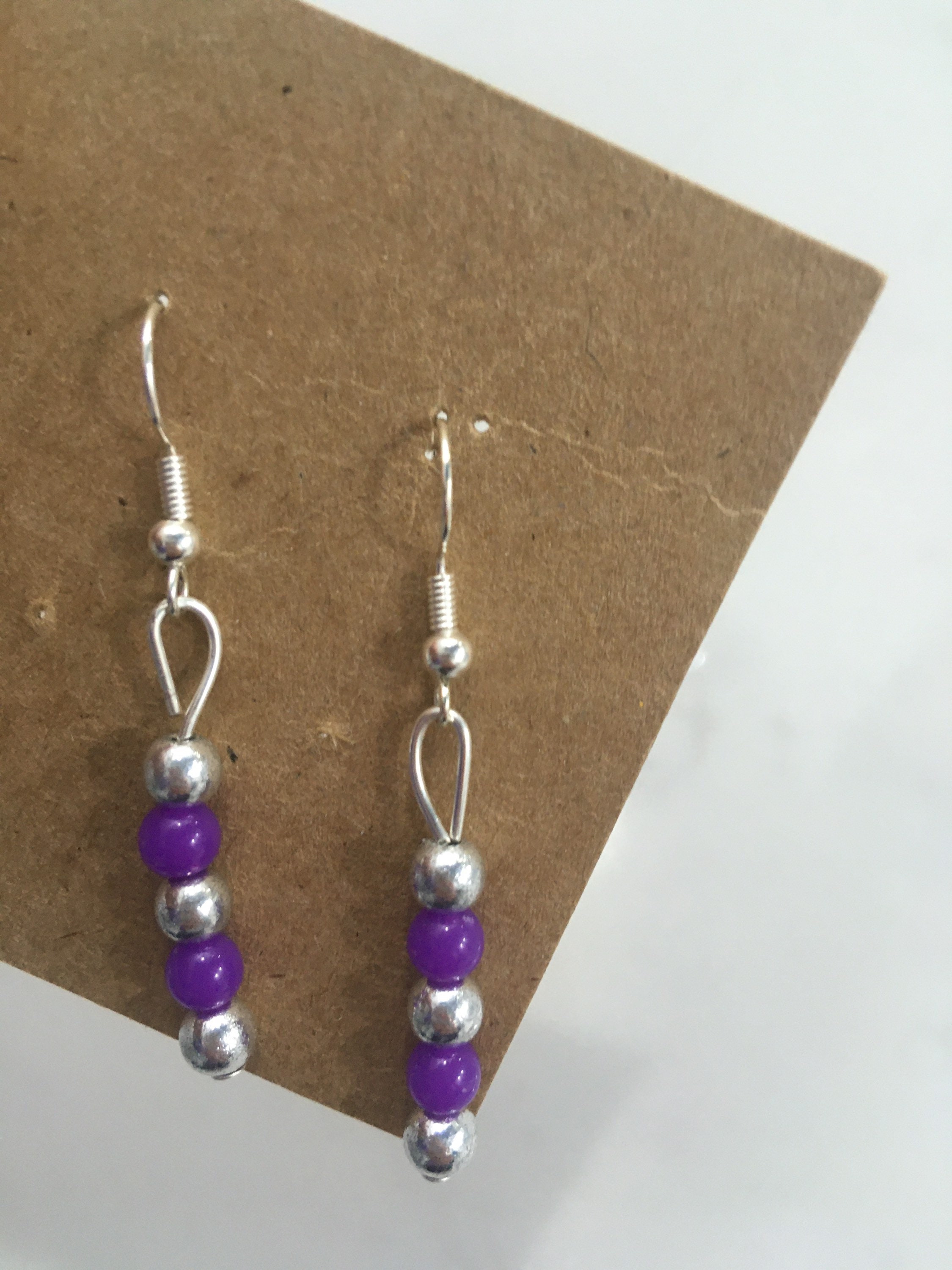Beautiful Glass Bead Earrings Multiple Options Available Etsy