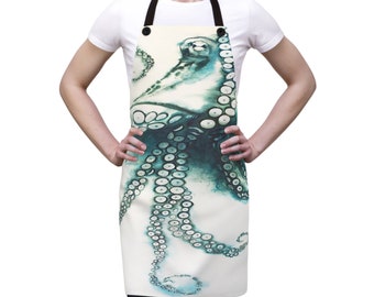 ORCAS apron original design by Bianchi Arts