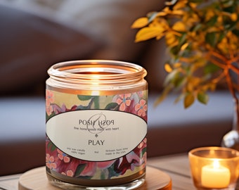 POSH PLAY Luxury Candle, designed meticulously to evoke a sense of luxury and indulgence, created to pamper you. Great gift idea!