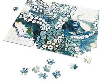 Octopus Jigsaw Puzzle (30, 110, 252, 500,1000-Piece)