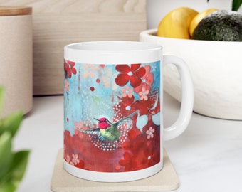 Sakura Bianchi Arts Ceramic Mug 11oz